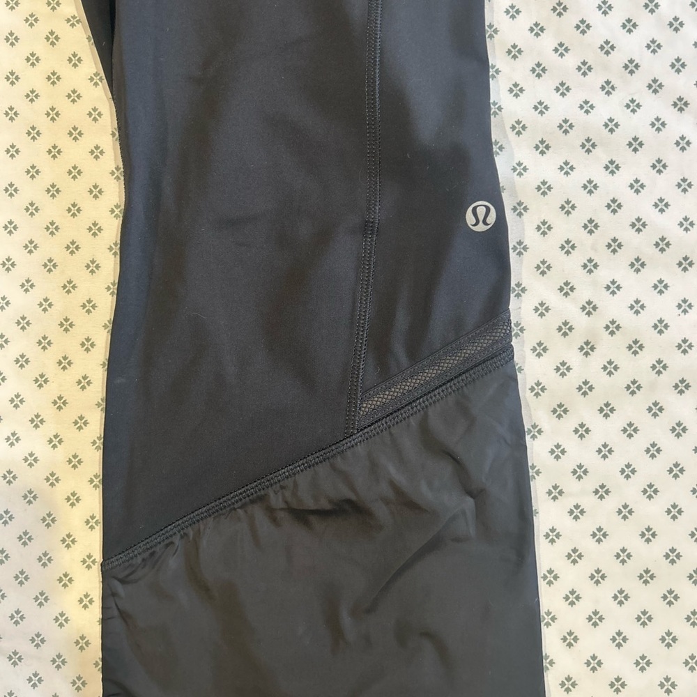 Lululemon full length running pants with flare waterproof ankle SZ.10 NWOT - Picture 5 of 7
